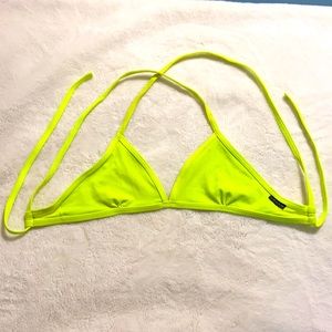 Neon yellow Triangle Jolyn Top